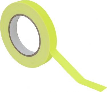 Eurolite Gaffa Tape 19mm x 25m neon-yellow UV-active