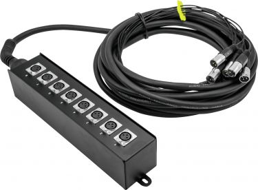 Omnitronic Multicore Stagebox MUS-810 8IN 10m