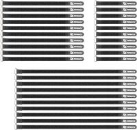 CXT-SET Kabelbindesæt 30 stk Sort