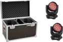Assortment, Eurolite Set 2x LED TMH-X4 Moving-Head Wash Zoom + Case