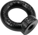 Diverse, SAFETEX Ring Nut M8 black galvanized DIN 582