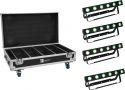 Diverse, Eurolite Set 4x AKKU Bar-6 QCL + Flightcase with charging function