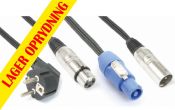 CX03-10 Audio Combi Cable Schuko - XLR F / Powerconnector A - XLR M 10m