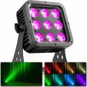 Lys & Effekter, StarColor72 LED-flomlys 9x 8W IP65 RGBW