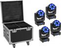 Diverse, Eurolite Set 4x LED TMH-H240 Beam/Wash/Flower Effect + Case