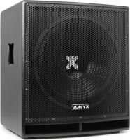 VONYX SWP15 aktiv subwoofer 15" / 800W - ekstra kraftig bas og meget robust design