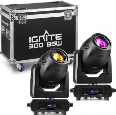 IGNITE300LED Moving Head BSW 2 stk. i flykasse