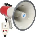 Professionel Megafon 50W med Sirene, anti-feedback, optage/afspille funktion mm.