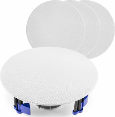 NCBT604 Amplified Low Profile Ceiling Speaker Set BT 6.5" White