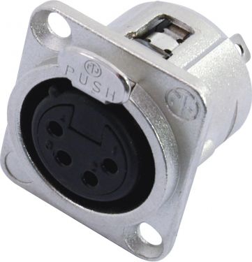 NEUTRIK XLR mounting socket 4pin NC4FDL-1