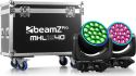 Diverse, MHL1940 LED Bee Eye Moving Head with Zoom 2pcs in Flightcase