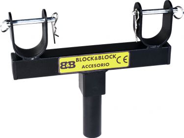 BLOCK AND BLOCK AM3502 fixed support for truss insertion 35mm male