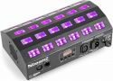 UV lys bar, BUV463-PRO med 24 stk. kraftige UV LED / DMX / Musikstyring / UV Strobe funktion!