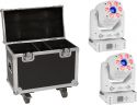 Diverse, Eurolite Set 2x LED TMH-H90 Hybrid Moving-Head Spot/Wash COB wh + Case