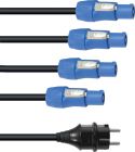 Diverse, Eurolite P-Con power cable 1-4, 3x2,5mm²