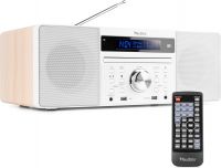 Alt-i-et musiksystem, CD/ DAB+/ FM/ USB/ Bluetooth - Hvid