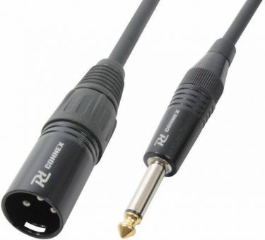 CX38-1 Cable XLR male/6.3 mono 1.5m Black