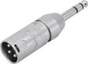 Diverse, NEUTRIK Adapter XLR(M)/6.35 Jack stereo NA3MP