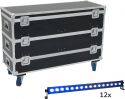 Diverse, Eurolite Set 12x LED IP T-Bar 16 QCL Bar + Case with wheels