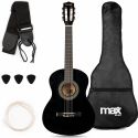 SoloArt Junior 3/4 Classic Guitar Pack Black