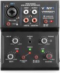 VMM201 2-kanals mixer med USB audio interface