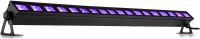 UV lys bar, BUV183 med 18 stk. kraftige UV LED / 91cm bred / solid monteringsfod for nem opsætning!