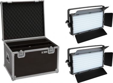 Eurolite Set 2x LED PLL-480 QCL Panel + Case