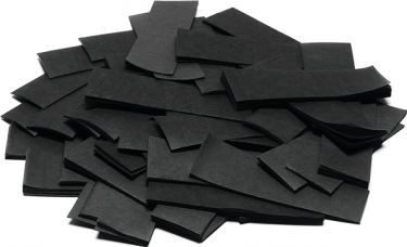 TCM FX Slowfall Confetti rectangular 55x18mm, black, 1kg