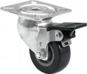 Roadinger, Roadinger Swivel Castor 50mm grey with brake