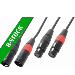 Cable 2xXLR Male-2xXLR Female 3.0m ”B-STOCK” TILBUD NU