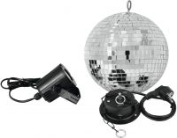 Eurolite Mirror Ball Set 20cm with LED Spot