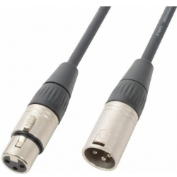 DMX Kabel XLR-han til XLR-hun "Impedans 120 Ohm", 6m TILBUD NU kvinde mand
