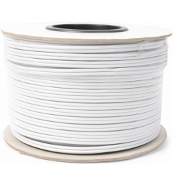 RX28 Højttalerkabel 2 x 1,5mm² Hvid 100m Rulle TILBUD NU spole hjul hvid