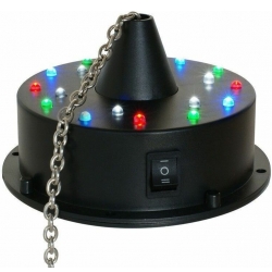 Batteri Spejlkugle Motor med 18 LEDs spejlkugle lysdioder batteri spejl bold