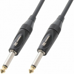 Guitarkabel "prof. kvalitet" 6.3 Jack mono til 6.3 Jack mono, 6m guitar cable