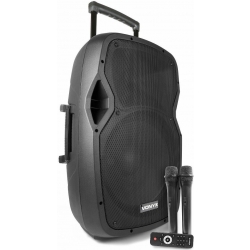 VONYX AP1500PA Transportabelt lydanlæg 15″ 800w , 2 tråd transportabel højttaler
