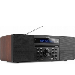 Alt-i-et musiksystem, CD/ DAB+/ FM/ USB/ Bluetooth – Træ TILBUD NU