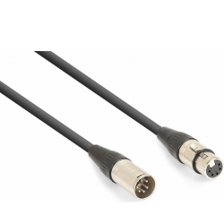 CX102-1 DMX-kabel 5-PIN XLR Han-Hun 1,5m TILBUD NU kvinde kabel mand han