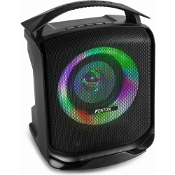 Mini Festhøjttaler på batteri ”Sputnik 1” med Bluetooth og farverigt LED lys på