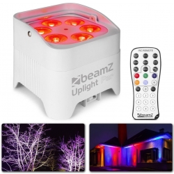Beamz BBP96SW Batteri Uplight Par 6x 12W / RGBAW + UV / Trådløs DMX TILBUD NU