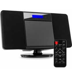 Stereoanlæg / Mini Hi-Fi anlæg med CD-afspiller, FM Radio, Bluetooth og USB, 50