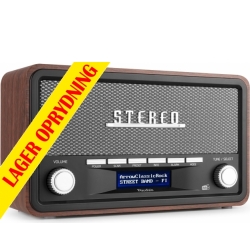 Foggia Retro DAB+ Radio Grå TILBUD NU