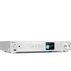 Adria WiFi Internet Radio with DAB+ and BT Alu TILBUD NU