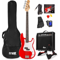 GigKit Basguitar Pakke Rød TILBUD NU