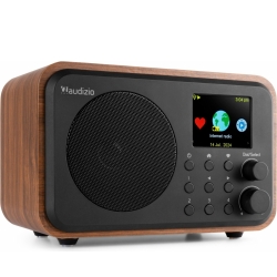 Vicenza WIFI Internetradio med DAB+ og batteri i træ TILBUD NU