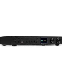 Bolzano Internet Receiver with Amplifier, DAB+ and CD Player Black TILBUD NU