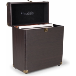 RC32 Vinyl Record Case Dark Wood TILBUD NU