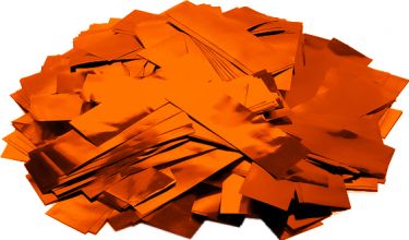 TCM FX Metallic Confetti rectangular 55x18mm, orange, 1kg