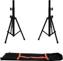 Diverse, Omnitronic Set 2x BS-1 EU Loudspeaker Stand + Carrying bag