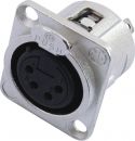 Diverse, NEUTRIK XLR mounting socket 4pin NC4FDL-1